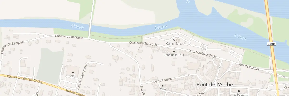 Plan du 61 Quai Maréchal Foch à Pont-de-l’Arche