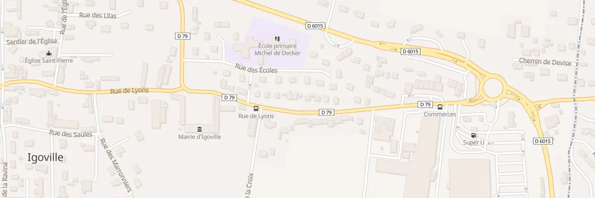 Plan du 31 Rue de Lyons à Igoville