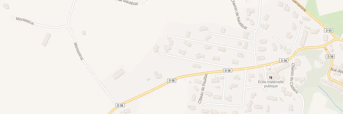 Plan de Mestuguet à Thil