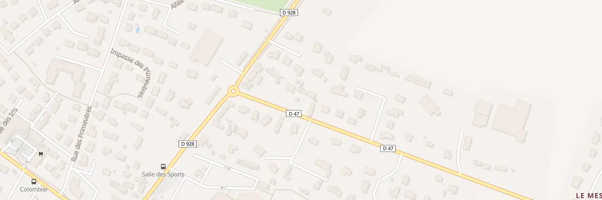 Plan du 1188 Rue du Mesnil à Isneauville