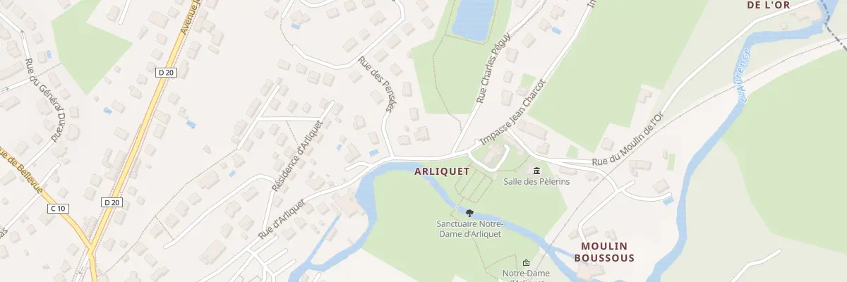 Plan du 25 Rue d’Arliquet à Aixe-sur-Vienne