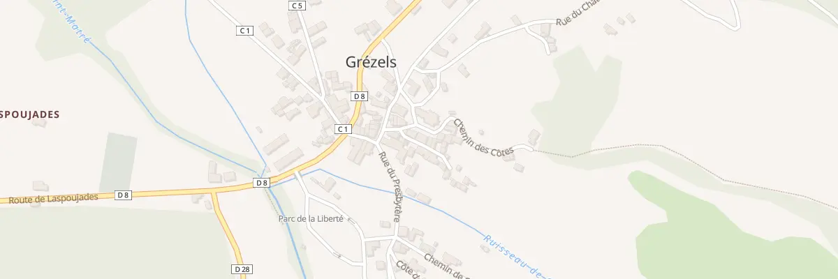 Plan du 6 Pl de l’Église Saint-Hilaire à Grézels