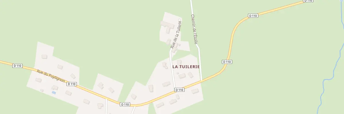 Plan du 6 Rue de la Tuilerie à Beynac
