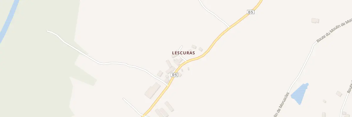 Plan du 99 Lescuras à Génis