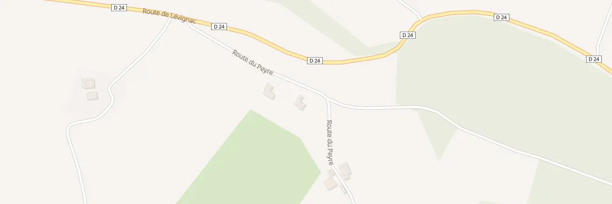 Plan du 9010 Rte du Peyre au Castéra