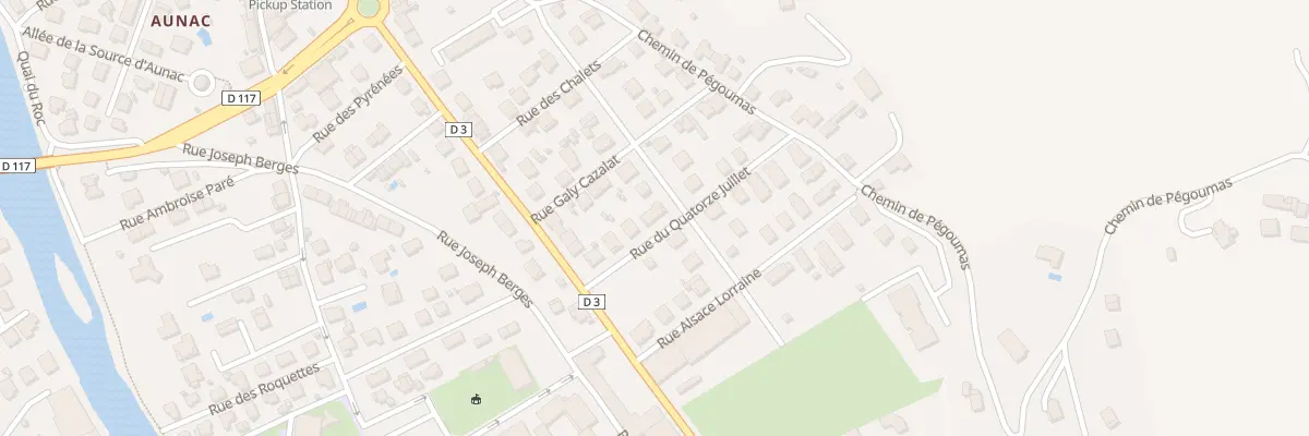 Plan du 7 Rue du Quatorze Juillet à Saint-Girons