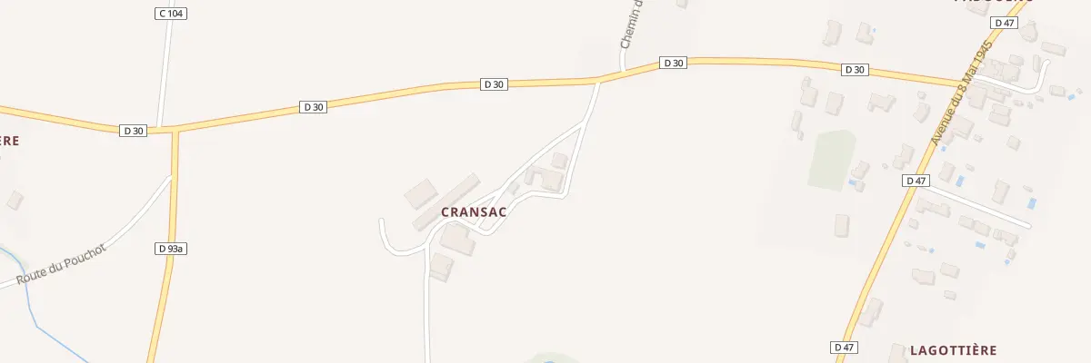 Plan du 1035 Rte de Bellesserre au Burgaud