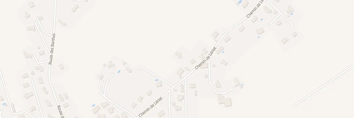 Plan du 411 Che de Lériet à Castelsarrasin