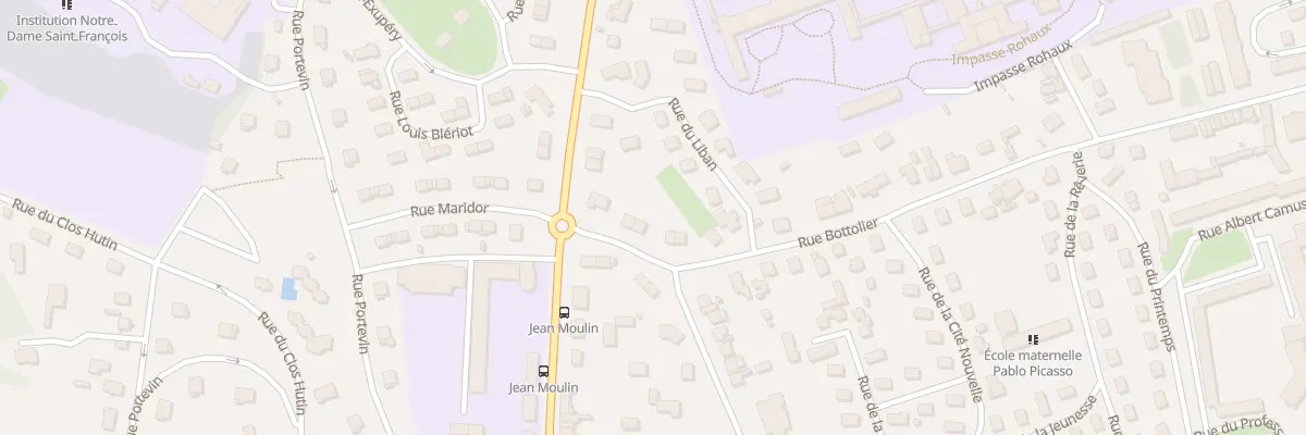 Plan du 3 Rue Bottolier à Évreux