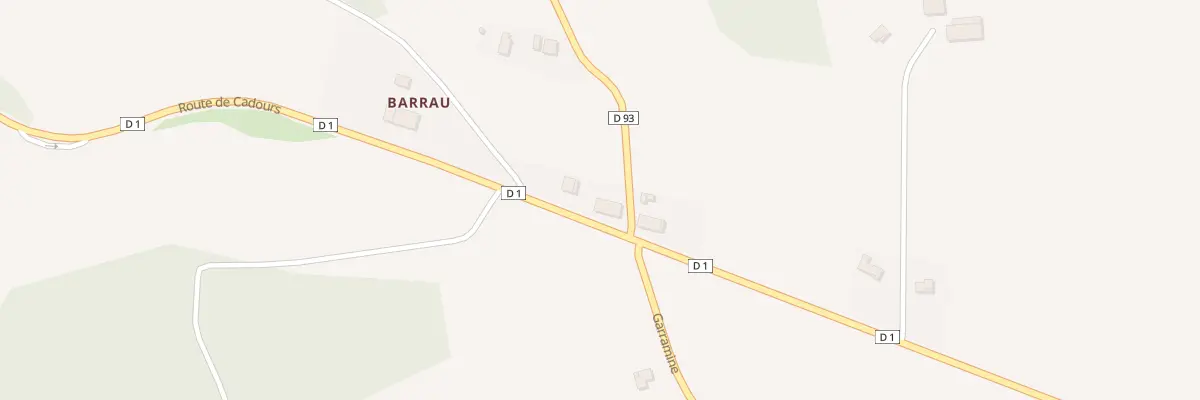 Plan du 90 Barraou à Thil