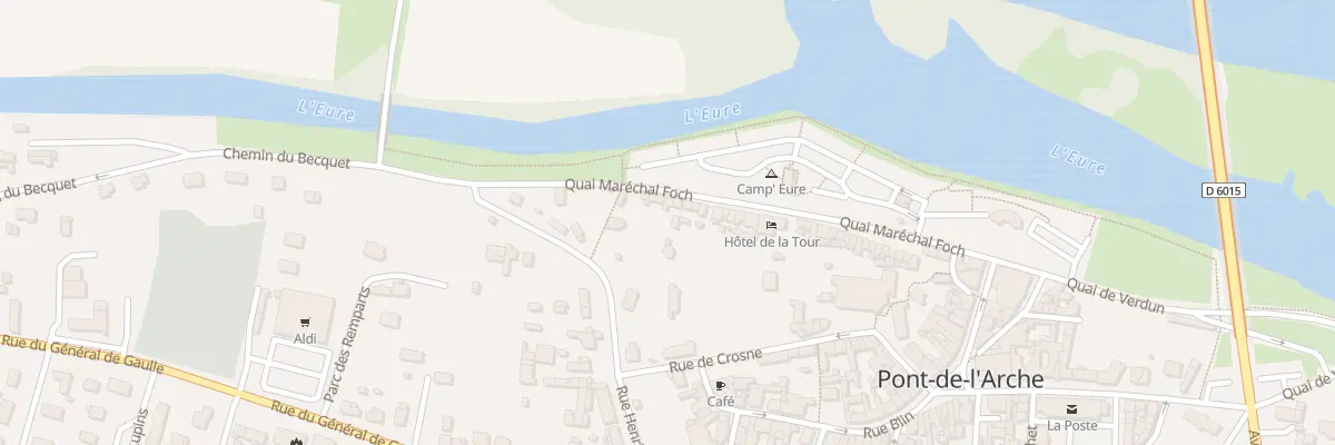 Plan du 57 Quai Maréchal Foch à Pont-de-l’Arche