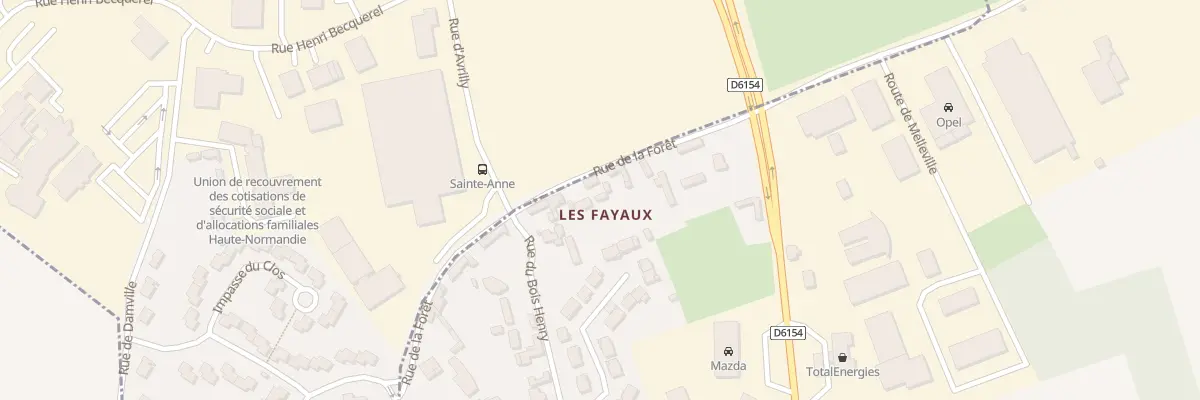 Plan du 5 Rue de la Forêt à Angerville-la-Campagne