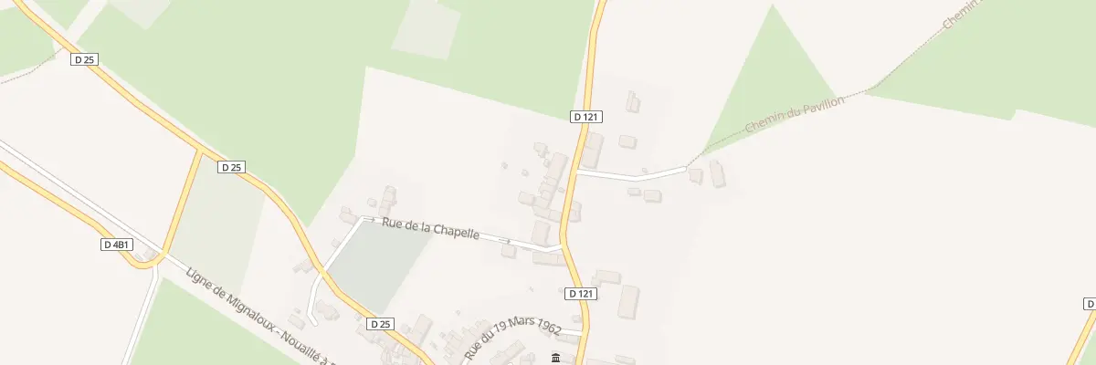 Plan du 13 Rue Daniele Mitterrand à Droux