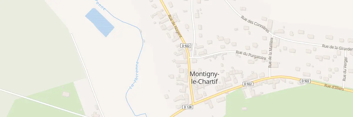 Plan du 18 Rue de Nogent à Montigny-le-Chartif