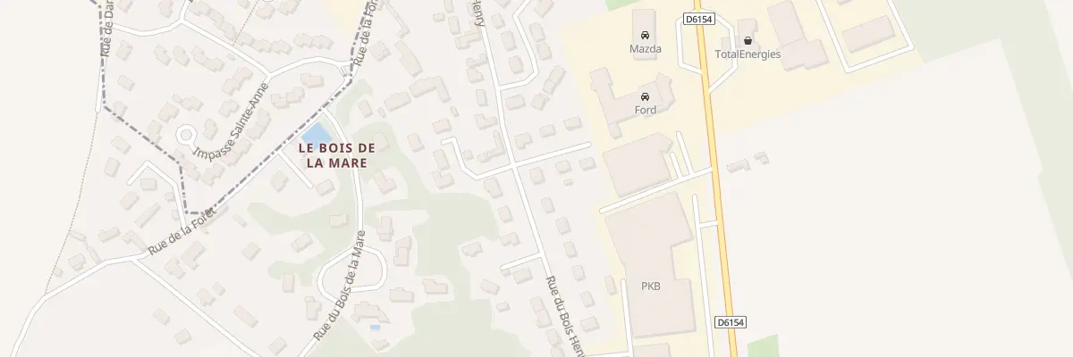 Plan du 20 Rue du Bois Henry à Angerville-la-Campagne
