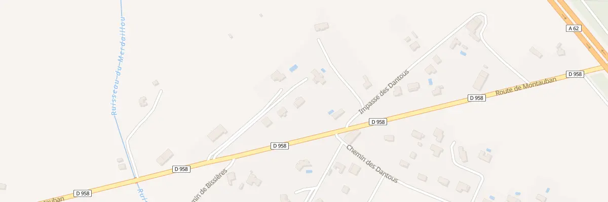 Plan du 1207 Rte de Montauban à Castelsarrasin