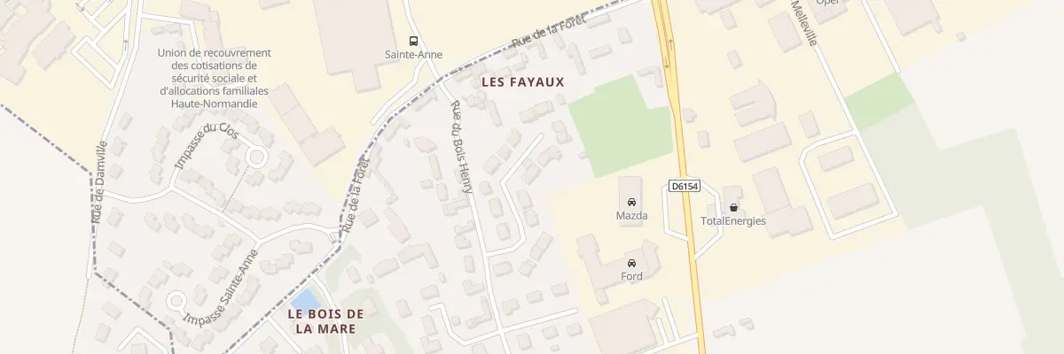 Plan du 14 Rue des Bleuets à Angerville-la-Campagne