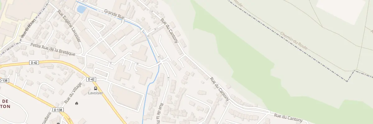 Plan du 21E Rue Cantony à Saint-Léger-du-Bourg-Denis
