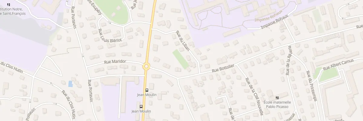 Plan du 9 Rue Bottolier à Évreux