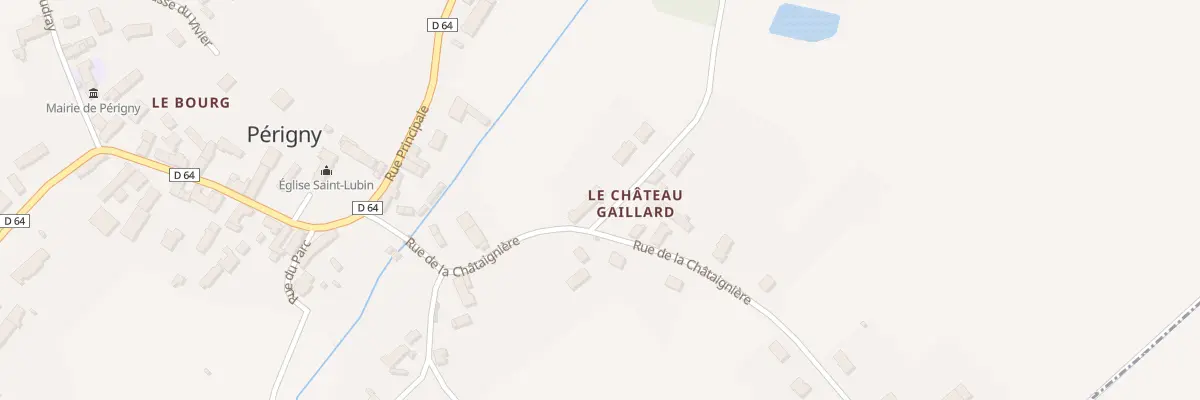 Plan du 4 Rue de la Chataignière à Périgny