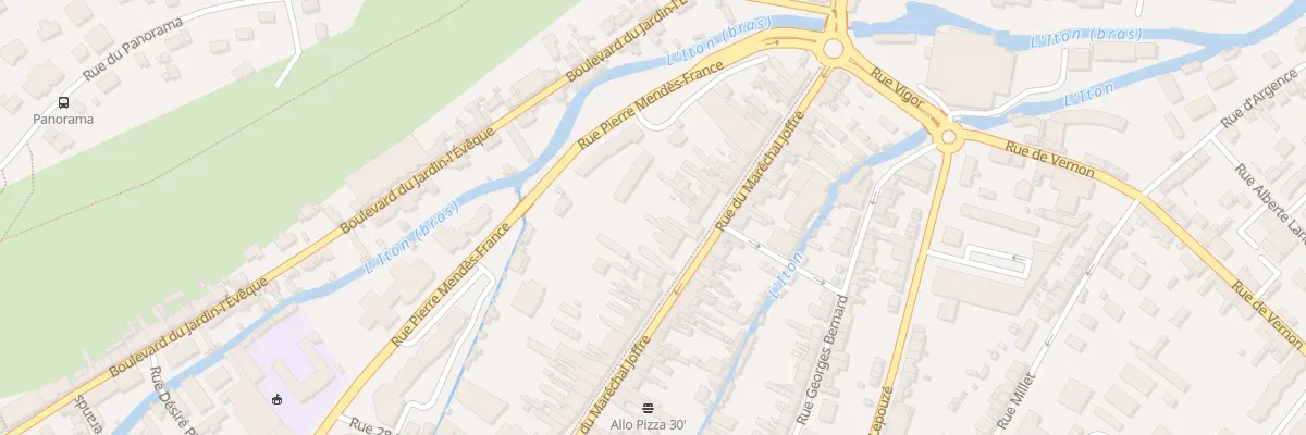 Plan du 35 Rue du Maréchal Joffre à Évreux