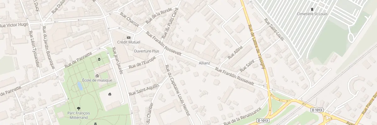 Plan du 38 Rue Franklin D Roosevelt à Évreux
