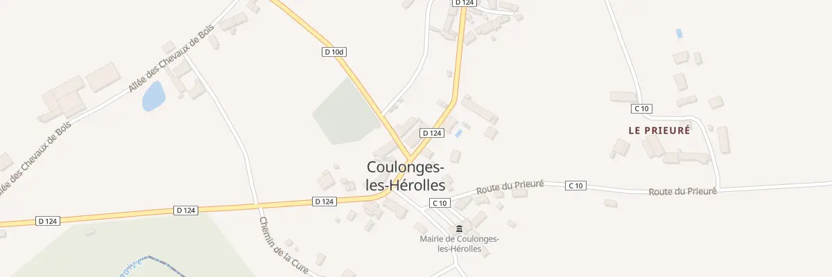 Plan du 3 Rte de la Font Bidault à Coulonges-les-Hérolles