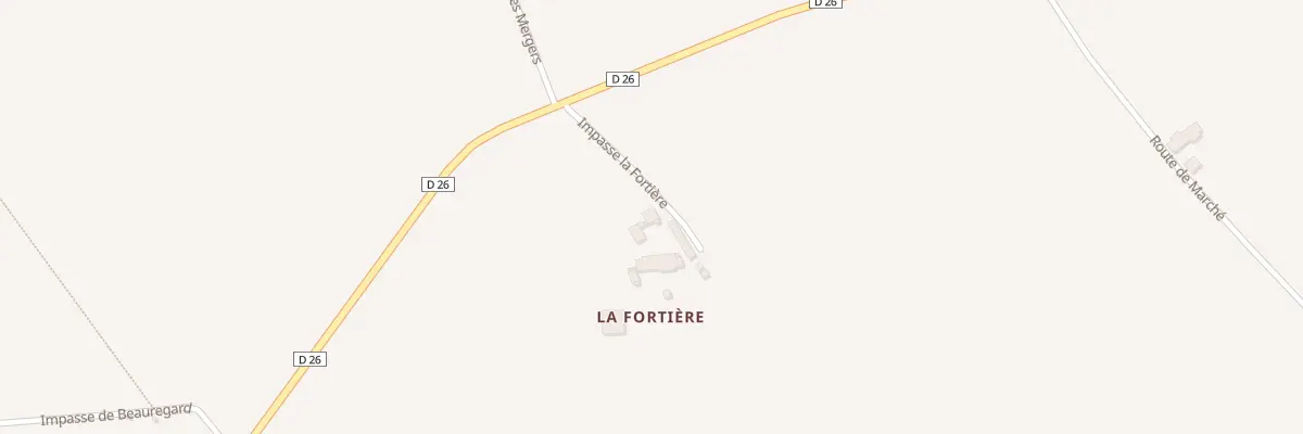 Plan du 325 La Fortiere à Herbault