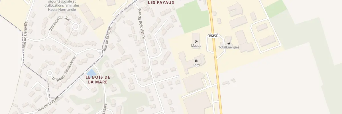 Plan du 8 Rue des Bleuets à Angerville-la-Campagne
