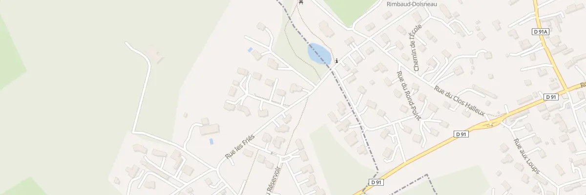 Plan du 889 Rue les Fries à Gouy
