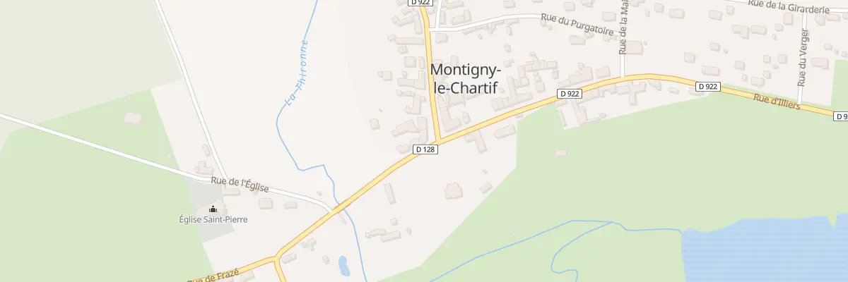 Plan du 2 Rue de Nogent à Montigny-le-Chartif