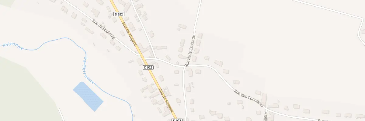 Plan du 6B Rue des Connières à Montigny-le-Chartif