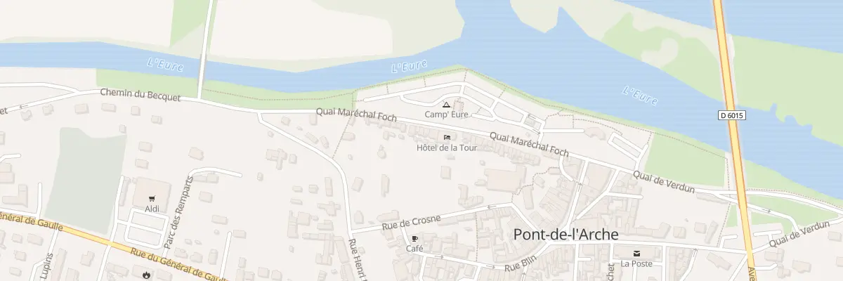 Plan du 45 Quai Maréchal Foch à Pont-de-l’Arche