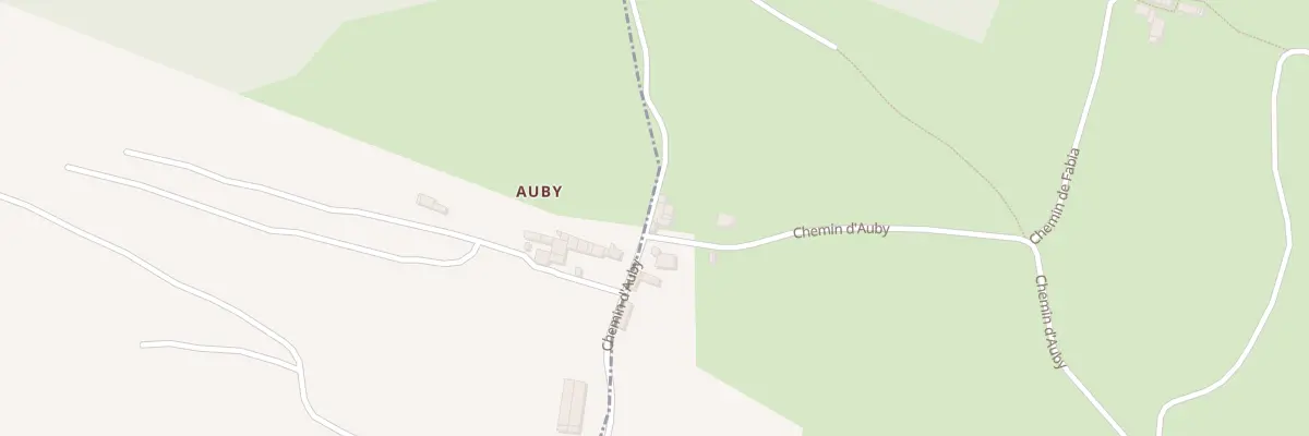 Plan du 22 Auby à Lasserre