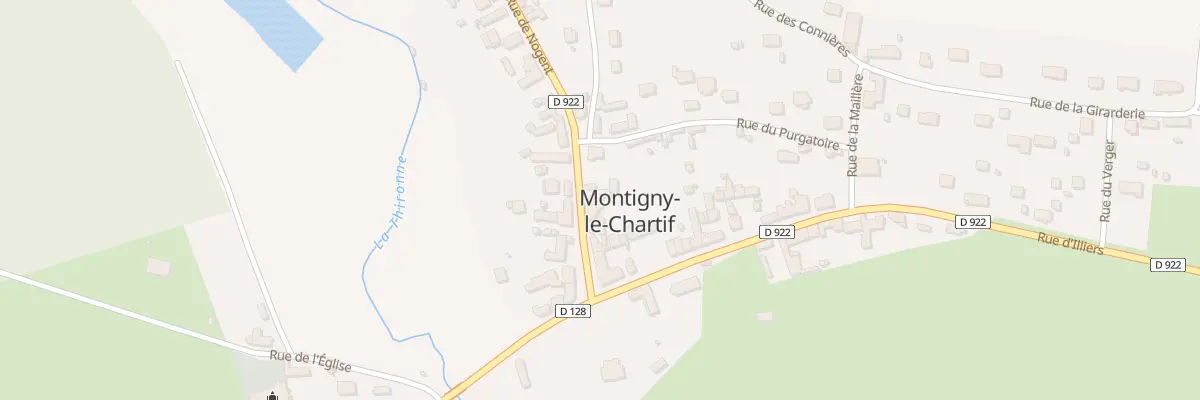 Plan du 5 Rue de Nogent à Montigny-le-Chartif