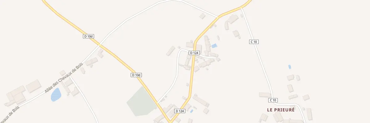 Plan du 11 Rte de la Font Bidault à Coulonges-les-Hérolles