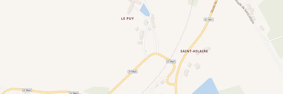 Plan du 5104 Le Puy à Saint-Hilaire-les-Places