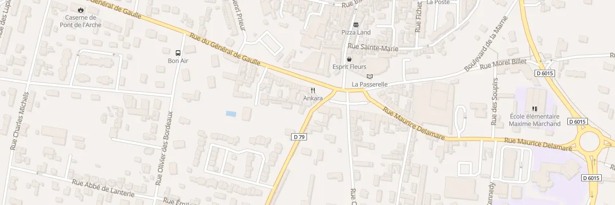 Plan du 1A Rue Roger Bonnet à Pont-de-l’Arche
