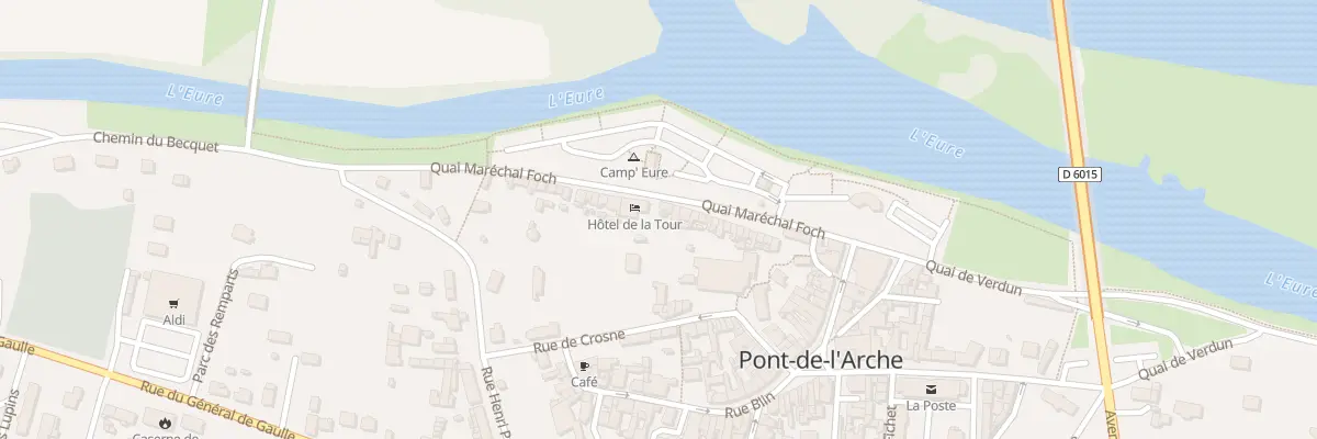 Plan du 39 Quai Maréchal Foch à Pont-de-l’Arche