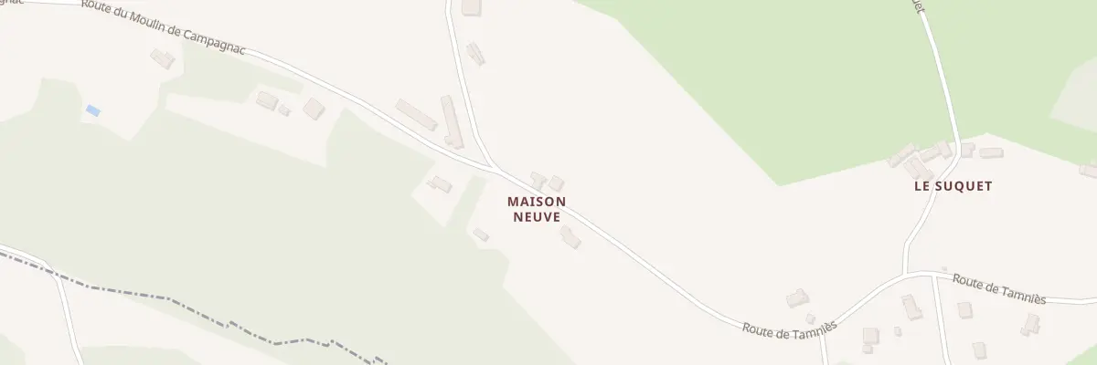 Plan du 5980 Rte de Tamniès à Sarlat-la-Canéda