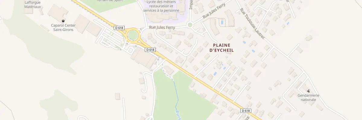 Plan du 10 Imp des Lacs à Saint-Girons