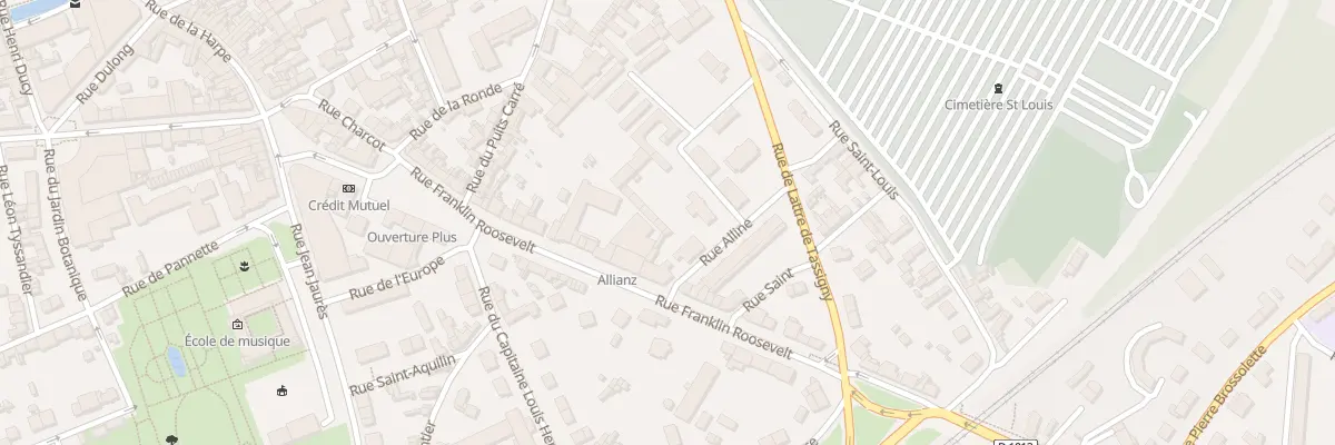 Plan du 51 Rue Franklin D Roosevelt à Évreux