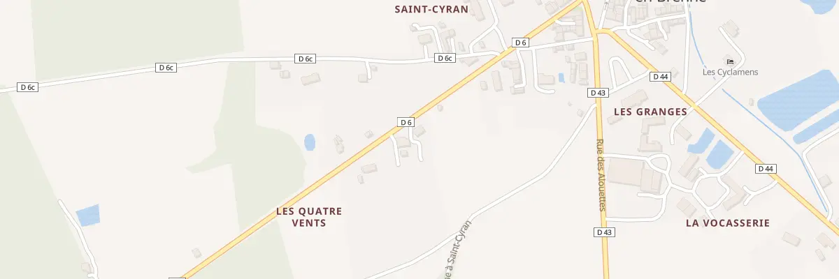 Plan du 25 Rue de la Commanderie à Saint-Michel-en-Brenne