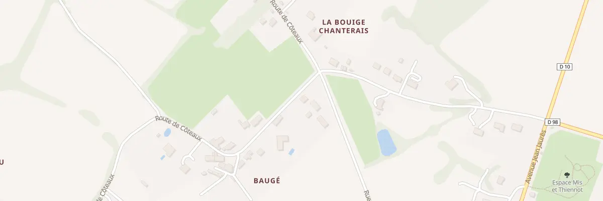 Plan du 1 Rte des Coteaux à Bélâbre