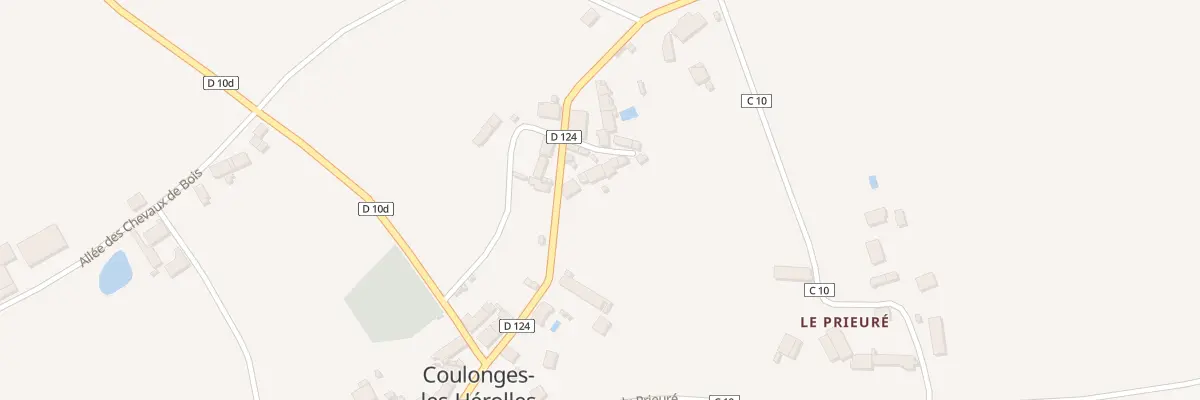 Plan du 10 Rte de la Font Bidault à Coulonges-les-Hérolles