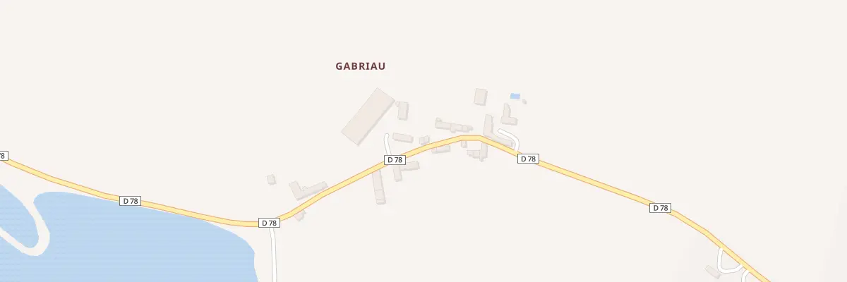 Plan du 7 Gabriau à Lingé