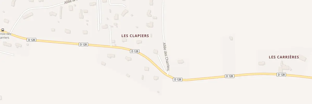 Plan du 33 Rue la Croix des Charriers à Saint-Gence