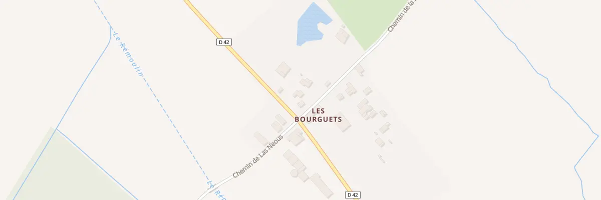 Plan du 25 Che de la Fontaine à Lasserre-Pradère