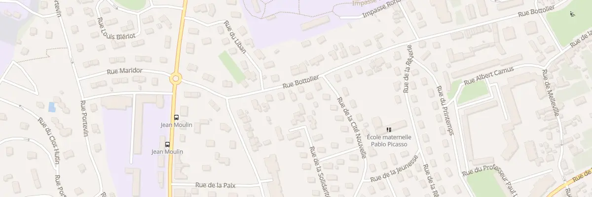 Plan du 12 Rue Bottolier à Évreux