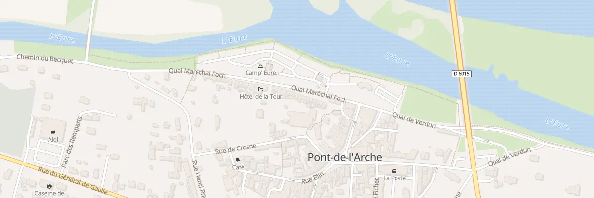 Plan du 25 Quai Maréchal Foch à Pont-de-l’Arche